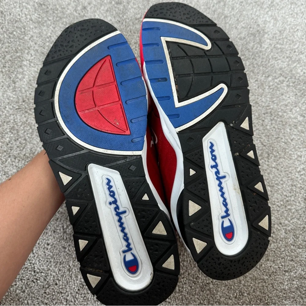 Champion Men's Red Slip-On Athletic Sneakers